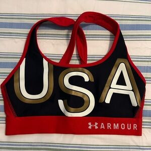 Under Armour Red Compression Sports Bra